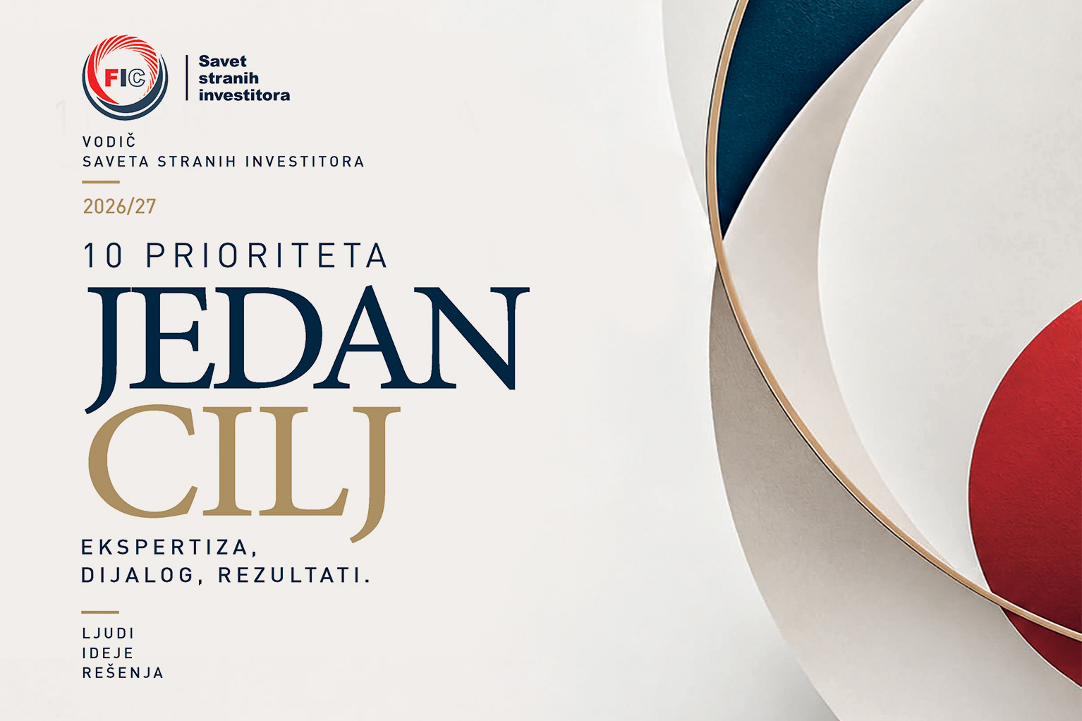 Vodič Saveta stranih investitora FIC 2026/27 – 10 prioriteta „Jedan cilj“